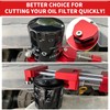 minlen Aluminum Oil Filter Cutter, Universal Oil Filter Cutting Tool
