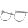 2 Pack Safety Coupler Pin 1/4" x 1.97"(6.3mm x 50mm),