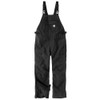 Carhartt mens Storm Defender Loose Fit Heavyweight Bibs Overalls, Black/Black,
