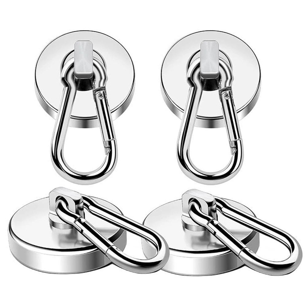 DrivePro Magnetic Hooks – Heavy Duty Swivel Carabiner Design, Refrigerator and Cruise Ship Storage