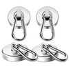 DrivePro Magnetic Hooks – Heavy Duty Swivel Carabiner Design, Refrigerator