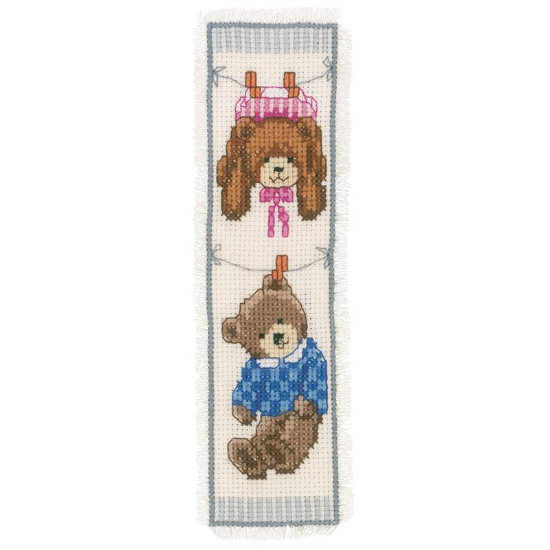 Vervaco Cross Stitch, Birth Bears (14 Count)