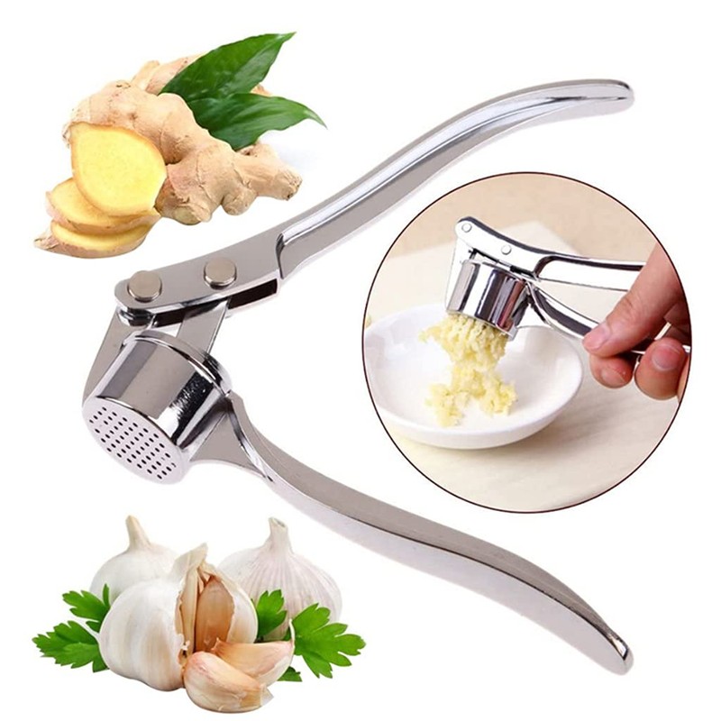 MEELYHOME Rust Proof Garlic Press Mincer Kitchen Gadgets Professional Garlic