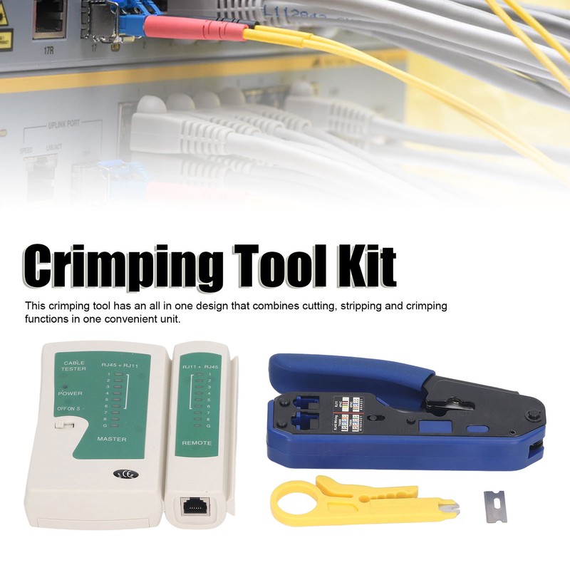 RJ45 Crimping Tool Kit Terminal Crimper Wire Terminals Crimping Tool
