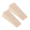 STOBOK 4sets Wooden Door Wedge Stopper Mute Door Stopper Wall