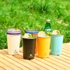 HurOutd 8 Pack Stainless Steel Cups 16oz - Colorful Stackable