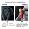 QZXIAOGU 2Pcs Suede Universal Car Seat Belt Pads Cover Compatible