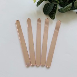 20 Pcs Reusable Rose Gold Mirror Cakesicle Popsicle Sticks for Ice Creamsicle Candy Apple (Mirror Rose Gold)