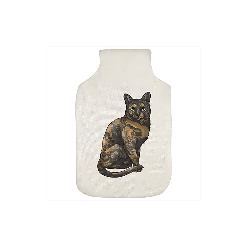 'Tortoiseshell Cat' Hot Water Bottle Cover (HW00026560)