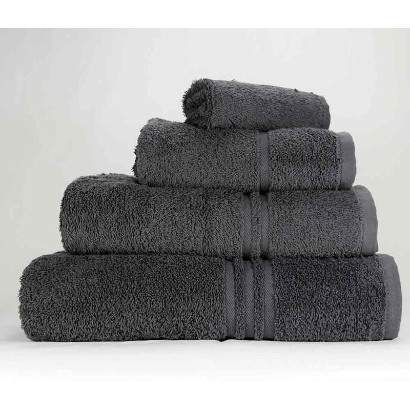 Blue Label 500gsm Plain Charcoal Grey Hand Towel (SEE SIZE