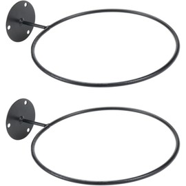 Ball Holders for Wall, 2Pcs Football Bedroom Sccessories, Sturdy Wall-Mounted Football Stand for Displaying Footballs, Basketballs, Volleyballs, and Rugby Balls - Easy Installation and Versatile Use