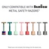Bambaw Shaving Stand in Red - Fits Metal Safety Razors
