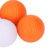 6Pcs Golf Balls Set 3 Colors Textured Surface Balls and