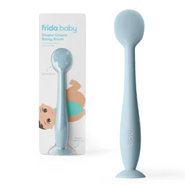Frida Baby Diaper Cream Spatula, 100% Silicone Butt Spatula for Baby, Diaper Cream Applicator for Easy + Clean Use of Butt Paste & Diaper Rash Cream, BPA- Free, Blue