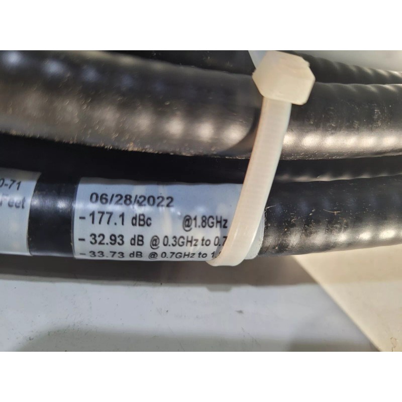 Huber + Suhner 1/2" Sucofeed Cable 32.8'/10M LIS-C12