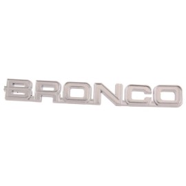 Dennis Carpenter Ind Fender Emblem Chrome Plastic BRONCO 1982-86 Ford Bronco E2TZ-16098-A