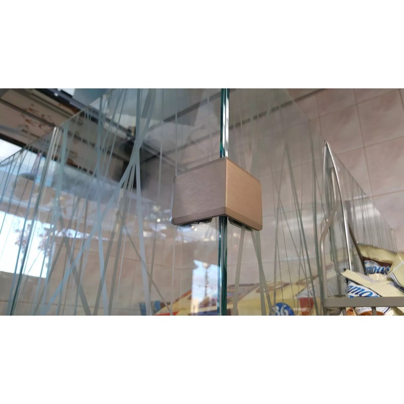 THE SHOWER DOOR FRAMELESS SHOWER DOOR GLASS CLAMPS 3/8 &