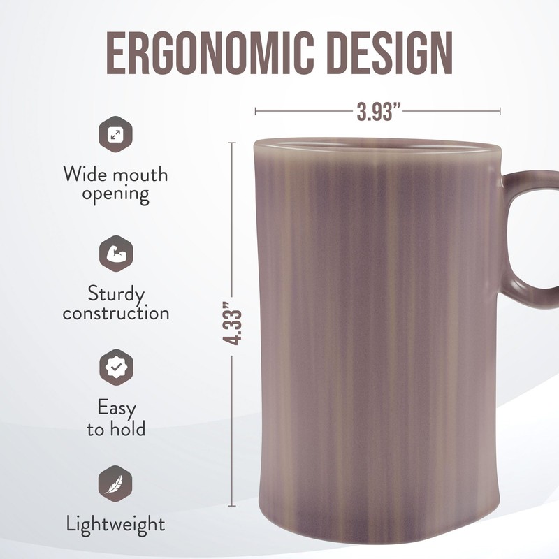 American Atelier Coffee Mugs | Set of 2 | 17-oz