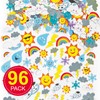 Baker Ross EV3082 Weather Foam Stickers (Pack of 96)