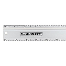 Alumicutter, 24inch Straight-Edge Ruler, Silver