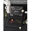 Braveriky Funeral Guest Book, in Loving Memory Sign in Book