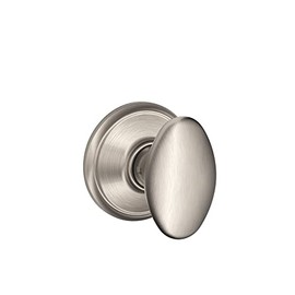Schlage F10 V SIE 619 Sienna Door Knob, Hall & Closet Passage Lock, Satin Nickel