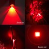 Souyos Red Light Flashlight Mini Red Led Light Zoomable Single