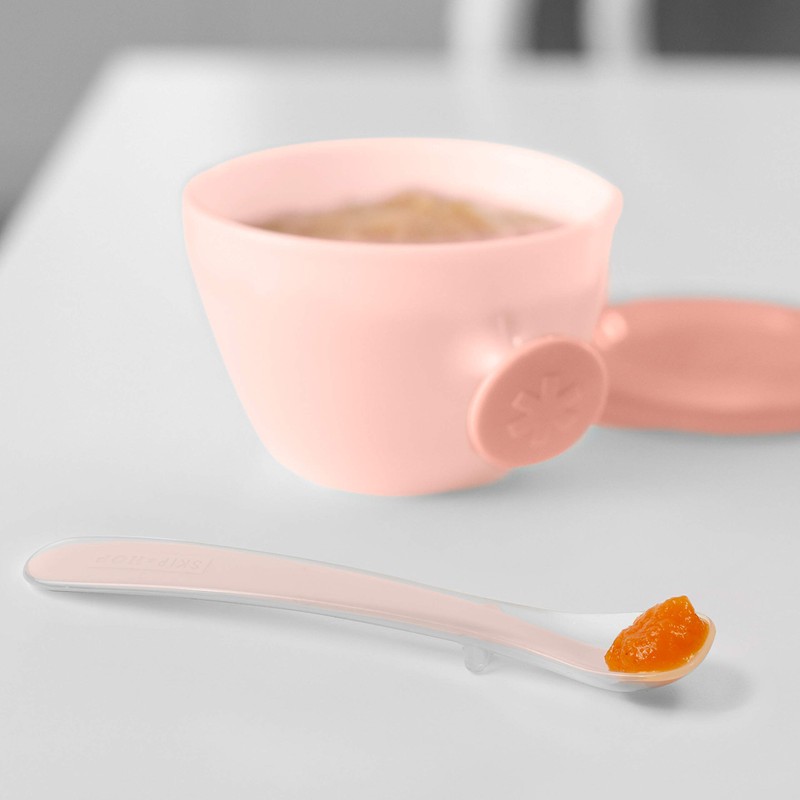 Skip Hop 2 Pack Easy Feed Spoons Grey and Soft