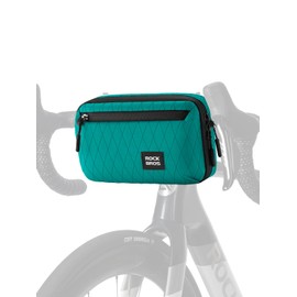 ROCKBROS Bike Handlebar Bag, Quick Release Bike Front Bag, 2.1L Large Capacity Handlebar Bags for Bicycles Scooters, Multifunctional Shoulder Waist Bag
