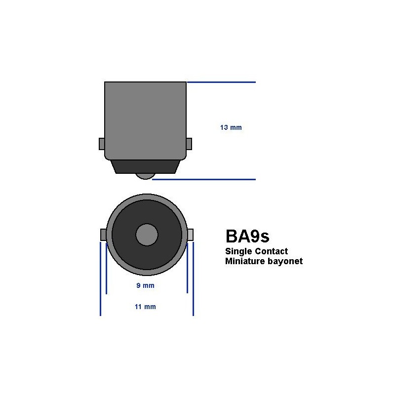 Eiko 130MB 130V .025A/T2-1/2 Mini Bay Base Lamp Bulb