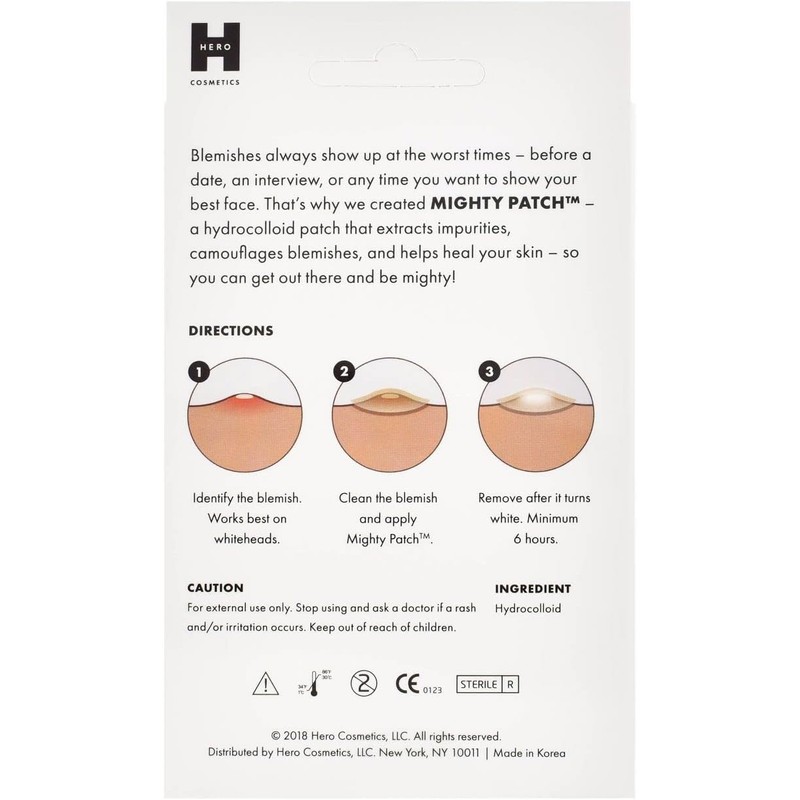 Mighty Patch Original - Hydrocolloid Acne Pimple Patch Spot Treatment