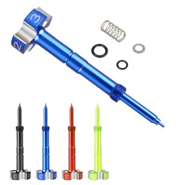 Amavoler Air Fuel Mixture Screw CNC Adjust Carb FCR Air Screw Replacement Parts Fit for KEIHIN Carburetor Four-Strokes FCR Carbs Honda KTM Yamaha Suzuki Pit Dirt Bike. (Blue)
