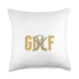 Golf Theme Tees Funny Golf Tees-It Takes a lot of Balls T-Shirt Throw Pillow, 18x18, Multicolor