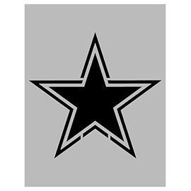 Texas Star Reusable Stencil (8.5" x 11" Sheet) for Painting on Walls, Wood, Arts and Crafts (My Custom Stencils)