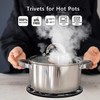 Trivets for Hot Dishes, Silicone Trivets for Hot Pots and