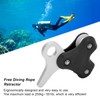 Aluminum Alloy Pulley Scuba Free Diving Buoy Metal Rope Retractor
