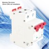 DC Circuit Breaker 2P 6000A Breaking Capacity DIN Rail Installation