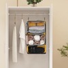 TABITORA Travel Portable Hanging Shelves Closet Organizer Packing Luggage Storage