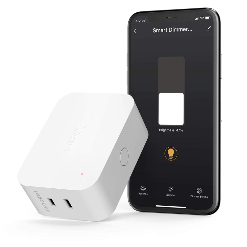 Alexa Smart Dimmer Plug, Treatlife Plug-in Lamp Dimmer Switch for