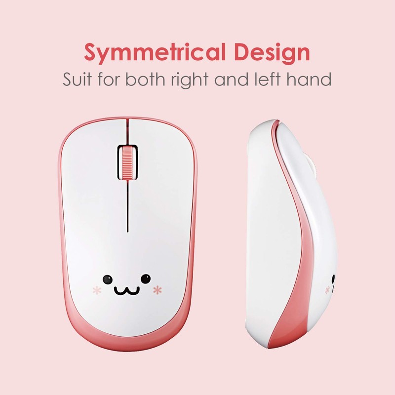 エレコム マウス ワイヤレス (レシーバー付属) Mサイズ 3ボタン 静音 IRセンサー 省電力 ピンク