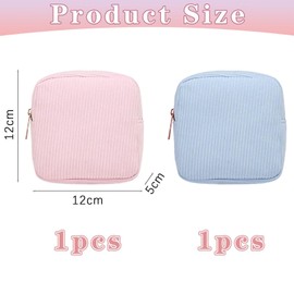 FFDHWU 2 Pieces Sanitary Napkin Storage Bag, Mini Storage Bag, Portable Storage Bag, Women's Storage Bag, Simple Storage Bag