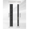 Black Gel Eyeliner Pencil,Waterproof Eye Liner Waterline Pen for Women