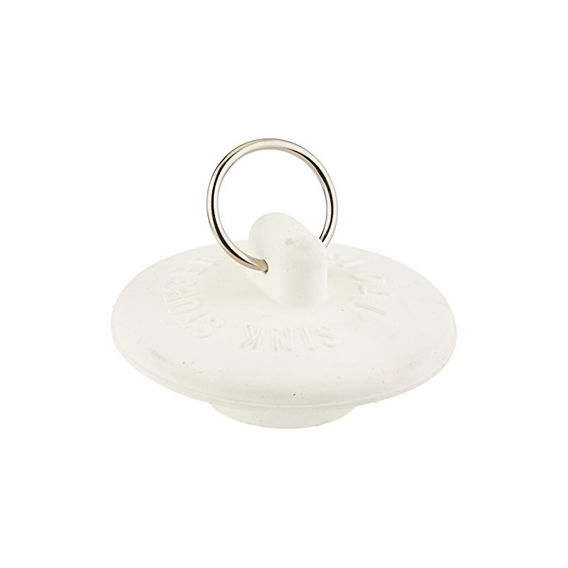 Plumb Pak PP22003 Drain Stopper, Fits Size 1-1-3/8 in, Rubber,