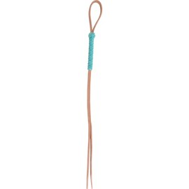Martin Saddlery Harness Hand Quirt with Lace Accents Turquoise 26.5in