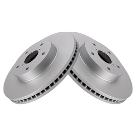 TRQ Front Brake Rotors Set Vented Premium G-Coated Compatible with 2015-2019 Subaru Legacy