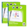 BAZIC Sheet Protectors Standard Weight, Fit 8.5x11 Inch Paper, 11