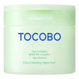 Tocobo Cica Calming Aqua Pad Toner Pads Refrescantes Momento Aplicación Día Noche Tipo Piel Sensible
