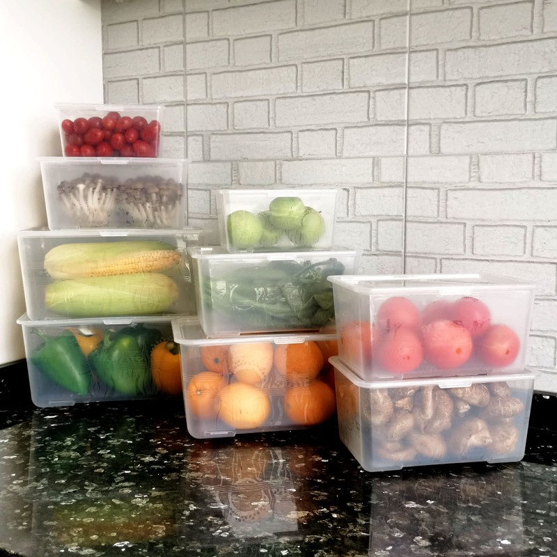 ABBAware 6 Pack Storage Boxes with Lids, Mini Storage Box,