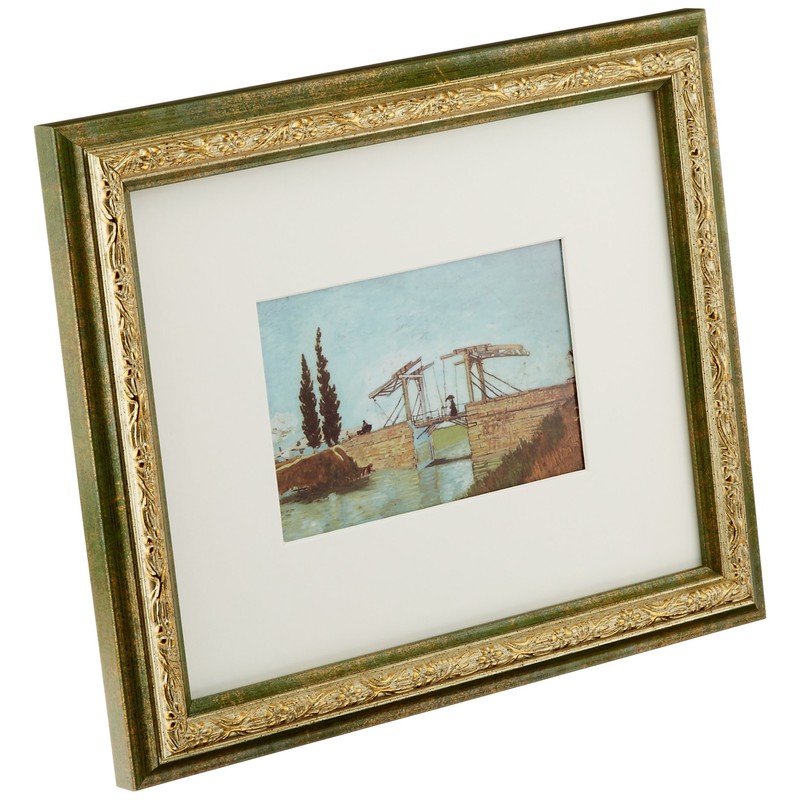 万丈 VANJOH フォトスタンド Vインチ額 六切・ポストカード判 グリーン FF-2 213110