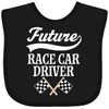inktastic Future Race Car Driver Racing Baby Bib Black 2bf79